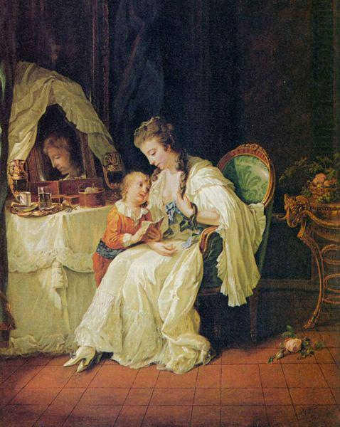 Johann Heinrich Wilhelm Tischbein Familienszene china oil painting image